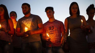 'Braziliyada to`g`on qulashi oqibatida qurbon bo`lganlarni xotirlash marosimi bo`lib o`tdi 'ning rasmi