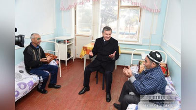'ShAVKAT MIRZIYoEV BEMORLAR HOLIDAN XABAR OLDI'ning rasmi