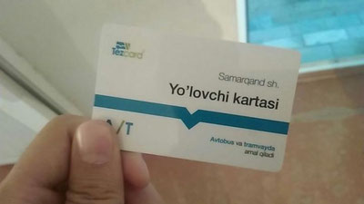 'Samarqandda avtobuslarda to`lov uchun plastik kartalar joriy etilyapti'ning rasmi