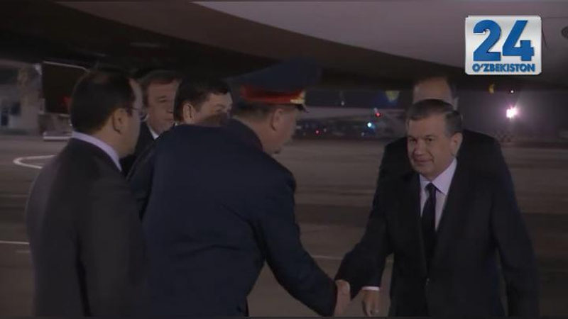 Изрображение 'ШАВКАТ МИРЗИЁЕВ ВЕРНУЛСЯ В ТАШКЕНТ ИЗ НЬЮ-ЙОРКА (ВИДЕО)'