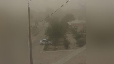 Изрображение 'САМАРКАНД НАКРЫЛА ПЫЛЬНАЯ БУРЯ (ФОТО)'