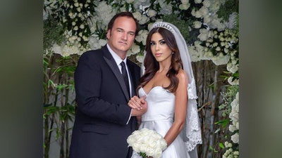 'Kventin Tarantino uylandi 'ning rasmi