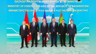 Изрображение 'Глава МИД Узбекистана принял участие во встрече министров стран Центральной Азии и США «С5+1»'