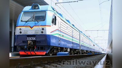 Изрображение 'Локомотивный парк "Узбекистон темир йуллари" пополнился новыми электровозами'