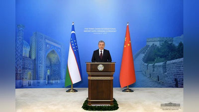 'Shavkat Mirziyoev «CIIE-2020» Import mahsulotlari uchinchi Xitoy xalqaro ko`rgazmasining ochilish marosimida ishtirok etdi'ning rasmi