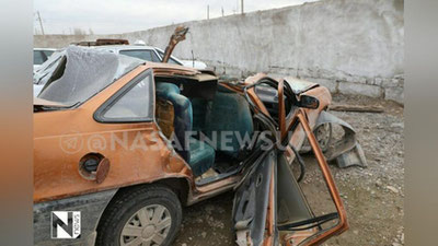 Изрображение 'В Кашкадарье "Нексия" врезалась в прицеп: два человека погибли на месте (видео)'