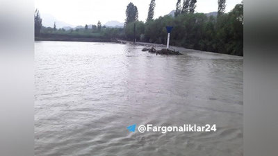 'Сўхга келган кучли сел ҳақида ФВВ маълумот берди'ning rasmi