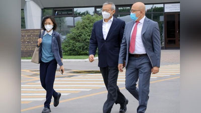 'ШҲТ Бош котиби Чжан Мин Тошкентга келди'ning rasmi