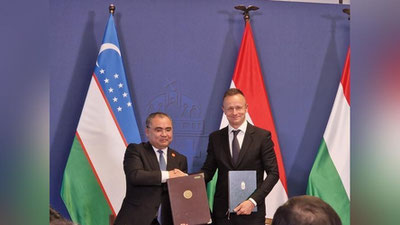 'O`zbekiston va Vengriya o`rtasida ilm-fan va texnologiyalarni mustahkamlashga qaratilgan "Yo`l xaritasi" imzolandi'ning rasmi