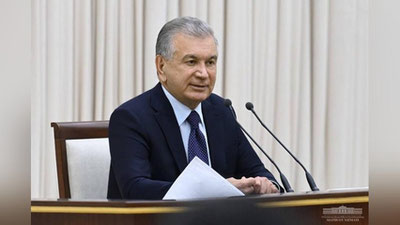 'Shavkat Mirziyoev Qashqadaryoni iqtisodiy rivojlantirish masalalari bo`yicha yig`ilish o`tkazdi va yangi korxonalarni ishga tushirdi (foto)'ning rasmi