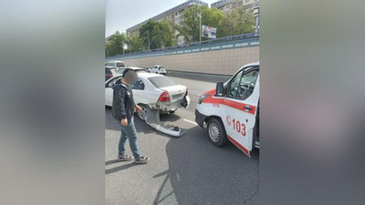 'Toshkentda 4 ta mashina ishtirokida YTH sodir bo`ldi (foto)'ning rasmi