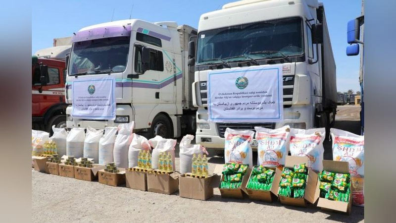'O`zbekistondan afg`on xalqiga navbatdagi insonparvarlik yordami etkazildi'ning rasmi