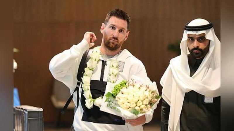 'Messi Saudiya Arabistoniga bordi'ning rasmi