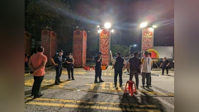 'Tayvandagi yarmarkada portlash yuz berdi'ning rasmi