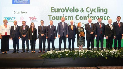 'EuroVelo ва Велосипед туризми конференцияси 2023 доирасида Велосипед туризмининг истиқболлари кўриб чиқилди'ning rasmi