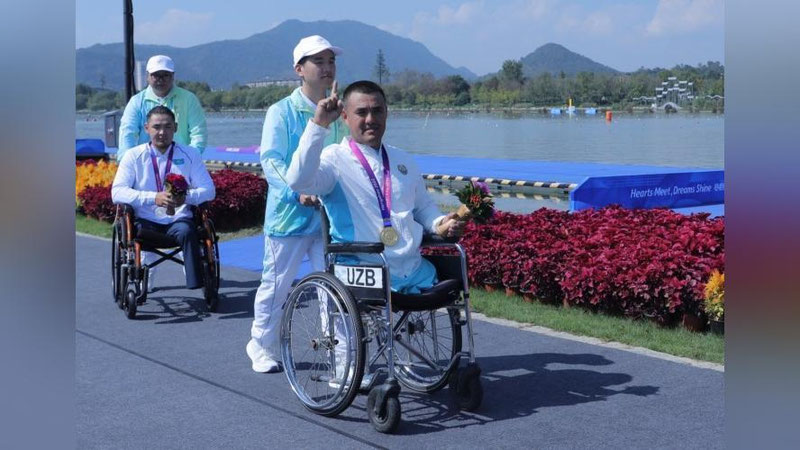 'Xanchjou-2022: O`zbekiston Paraosiyo o`yinlarida ilk uchta oltin medalni qo`lga kiritdi'ning rasmi