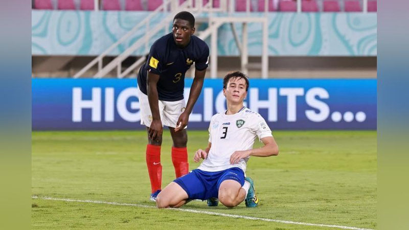 'O`zbekiston U-17 Jahon chempionati chorak finalida musobaqadagi ishtirokini yakunladi'ning rasmi