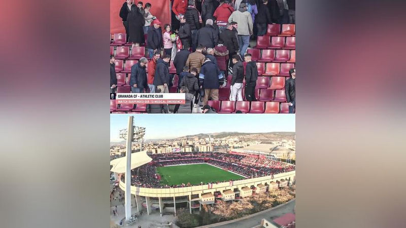 'Стадионда томошабин вафот этганлиги сабаб икки жамоа ўртасидаги ўйин 18-дақиқада тўхтатилди (видео)'ning rasmi