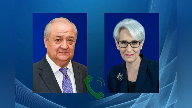 Изрображение 'Глава МИД Узбекистана и первый замгоссекретаря США обсудили ситуацию в Афганистане'