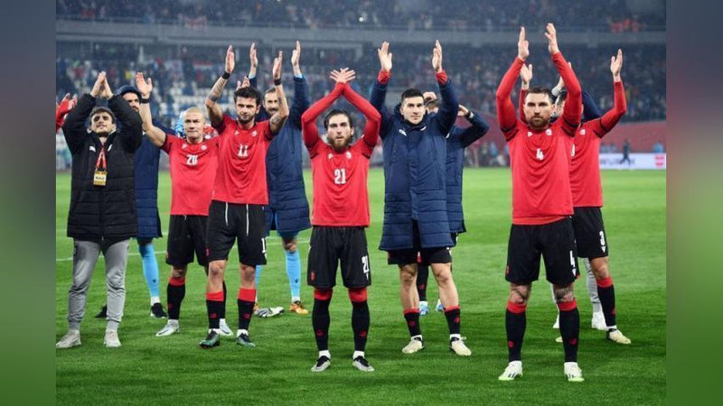 'Грузия тарихда илк марта Европа чемпионати финал босқичига чиқди'ning rasmi
