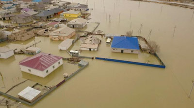 'Qozog`istonning 10 ta viloyatida suv toshqini tufayli favqulodda holat e`lon qilindi'ning rasmi