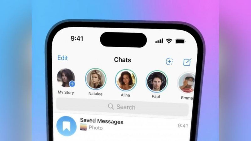 'Энди Telegram`нинг "бепул" версиясида ҳам сторис жойлаш имкони берилади'ning rasmi