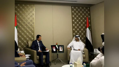 'O`zbekiston va BAA qishloq xo`jaligi sohasida  hamkorlikni kengaytirmoqda'ning rasmi