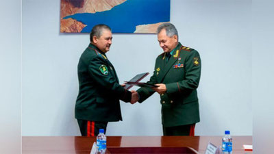 Изрображение 'ГЛАВЫ ОБОРОННЫХ ВЕДОМСТВ УЗБЕКИСТАНА И РФ ПРОВЕЛИ ВСТРЕЧУ В ДУШАНБЕ'