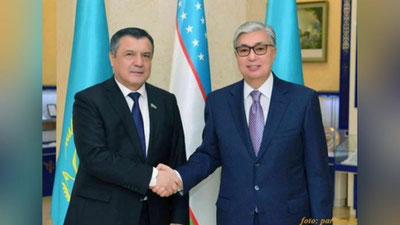 'Spiker Nurdinjon Ismoilov Qozog`iston Senati raisi bilan uchrashdi'ning rasmi