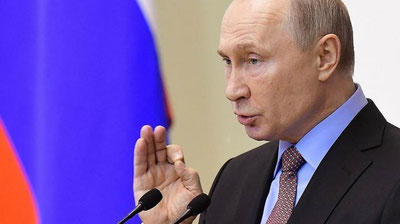 'Putin jurnalistlarning savoliga savol bilan javob berdi'ning rasmi