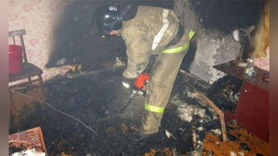 'Farg`onada yong`in natijasida uy egasi halok bo`ldi'ning rasmi