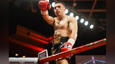 'Sanjar Rahmonov o`n uchinchi jangida g`alabaga erishdi'ning rasmi