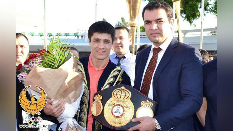 '«WBA International» камари соҳиби Шоҳжаҳон Эргашев Тошкентда тантанали кутиб олинди (фото)'ning rasmi