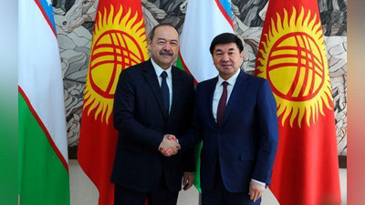 'Abdulla Aripov O`sh shahrida Qirg`iziston hukumati rahbari bilan uchrashdi'ning rasmi