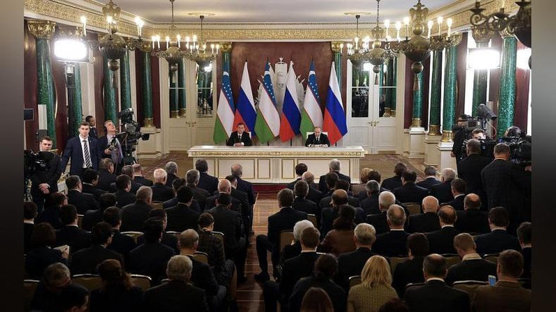 '​Prezident Shavkat Mirziyoevning Moskvaga tashrifi chog`ida 16 milliard dollarlik shartnomalar imzolandi'ning rasmi