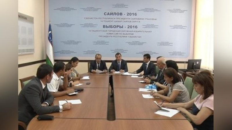 Изрображение 'ТАШКЕНТСКАЯ ОКРУЖНАЯ КОМИССИЯ ПРОВЕЛА ПЕРВЫЙ БРИФИНГ'