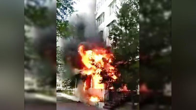Изрображение 'НОВЫЙ ПОЖАР В ТАШКЕНТЕ: ПОСТРАДАЛ МНОГОКВАРТИРНЫЙ ДОМ (ВИДЕО)'