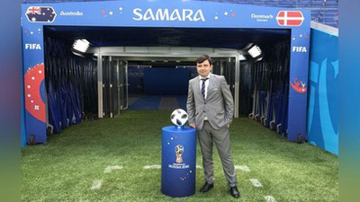 'Urugvay-Rossiya o`yinida o`zbekistonlik mutaxassis komissarlik qiladi'ning rasmi