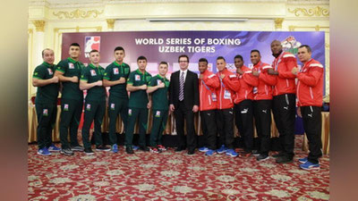 Изрображение 'UZBEK TIGERS ВСТРЕТЯТСЯ НА РИНГЕ С КУБИНЦАМИ'