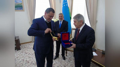 '"Birodar shahar" to`g`risidagi memorandum imzolandi'ning rasmi