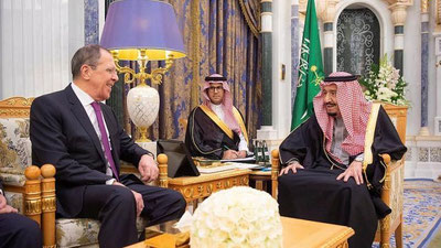 'Rossiya Tashqi ishlar vaziri Saudiya Arabistonida bo`ldi 'ning rasmi