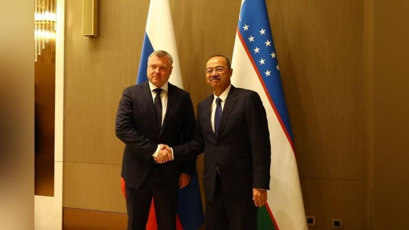 Изрображение 'Премьер-министр Узбекистана и глава Астраханской области обсудили вопросы торговли'