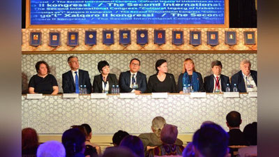 'Sankt-Peterburgda O`zbekiston madaniy merosini o`rganish, asrab-avaylash va targ`ib qilish bo`yicha Butunjahon jamiyati tuzildi'ning rasmi