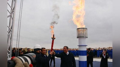 Изрображение 'В АЛАТСКОМ РАЙОНЕ БУХАРСКОЙ ОБЛАСТИ НАЧАТА ДОБЫЧА ГАЗА'