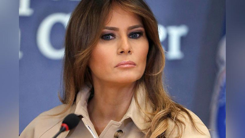 'Melaniya Tramp turmush o`rtog`ining migrasiya siyosatini tanqid qildi'ning rasmi