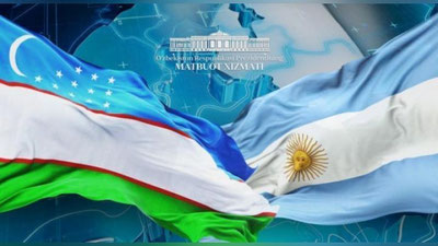 'Shavkat Mirziyoev Maurisio Makrini tabrikladi'ning rasmi