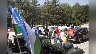 '“Ғалаба – барча учун битта” автокарвони Тошкентга етиб келди  (фото)'ning rasmi