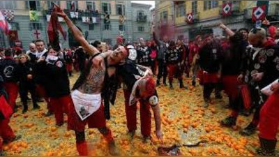 'Italiya to`q sariq rangga burkandi 'ning rasmi