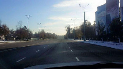 Изрображение 'В ТАШКЕНТЕ ОТКРЫТА ДОРОГА ПЕРЕД ДВОРЦОМ ОКСАРОЙ (ФОТО)'