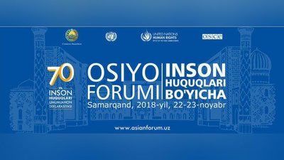 Изрображение 'ПРЕЗИДЕНТ НАПРАВИЛ ПРИВЕТСТВИЕ УЧАСТНИКАМ ФОРУМА ПО ПРАВАМ ЧЕЛОВЕКА В САМАРКАНДЕ'